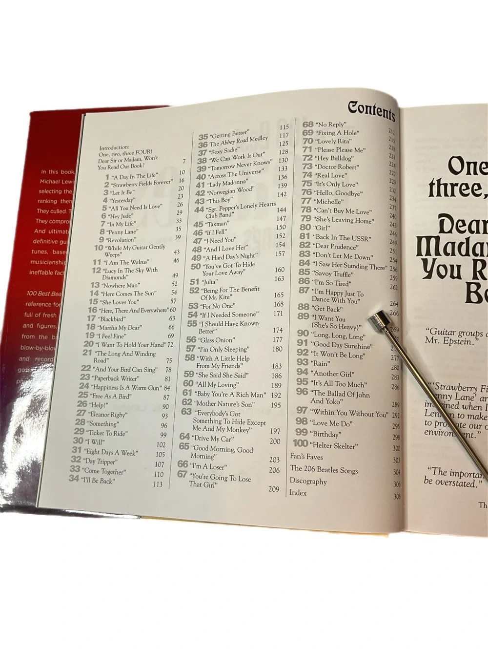 100 Best Beatles Songs ~ An Informed and Passionate Fans Guide HARDCOVER 2004